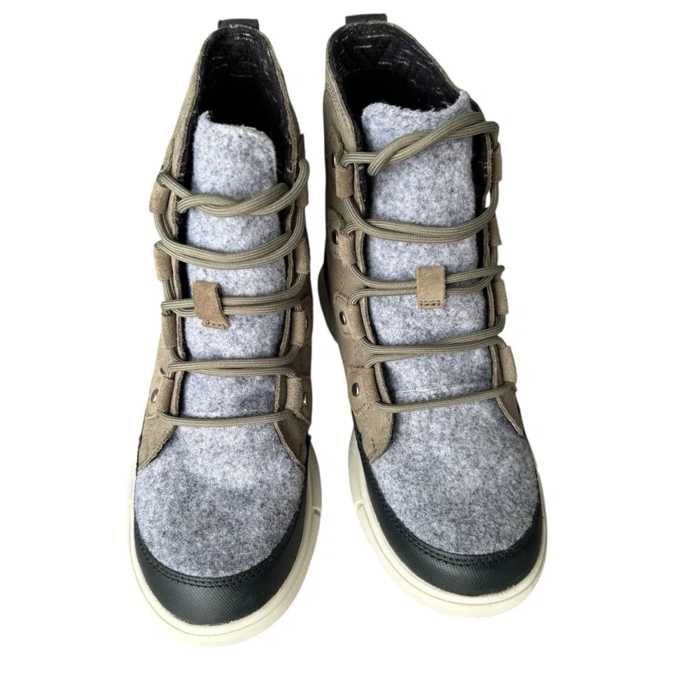 SOREL WOMEN'S SOREL EXPLORER II JOAN BOOT SAGE & FAWN 6.5